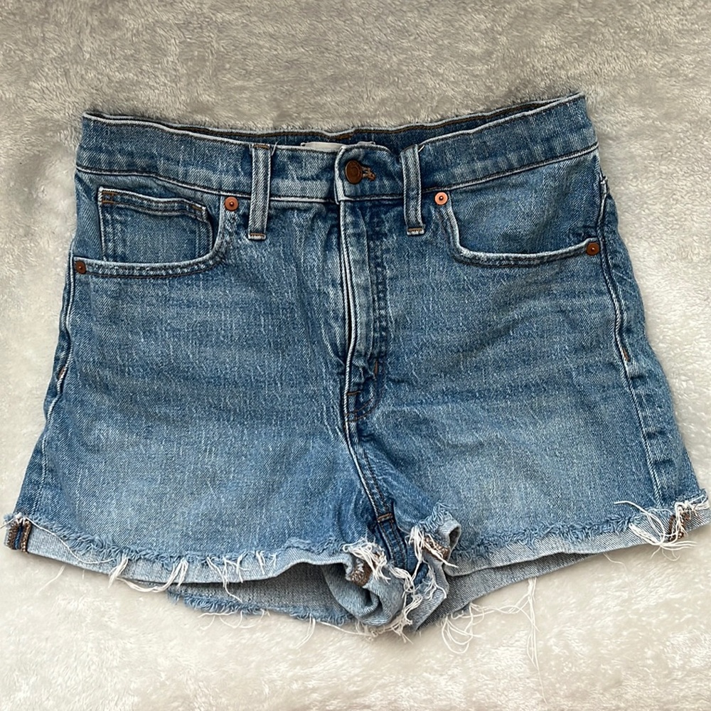 Madewell High Rise Denim Shorts